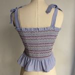 Style Envy Boutique Smoked Tie-Shoulder Tank Top NWOT Photo 4