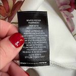 ECI New York Cold Shoulder Floral Zip Up Shiny Knee Length Midi Dress Size 6 Photo 8