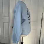 Disney Cute and Cozy Light Blue  World Crewneck Sweatshirt Photo 2