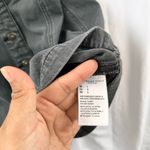 American Eagle | AEO BUTTON DOWN FADED BLACK DENIM MINI OVERALL DRESS LARGE Photo 8