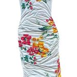 Medium bodycon Spring & Summer Floral Printed Slim Fit Long Casual Tank Dress White Photo 5
