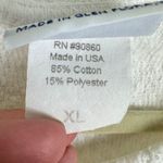 Artisans Sunschein Designs 90s Vtg Cotton White Terry Cloth Beach Theme Top XL Photo 4