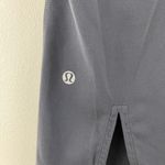 Lululemon Soot Grey Gather & Crow Crop Luon Athletic Workout Leggings Photo 9