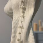 Tahari  White Ribbed Knit Top Photo 2