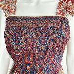 Haute Hippie NWT Boho Fairy Floral Flutter Sleeve Maxi Dress open Back Size 6 Photo 8