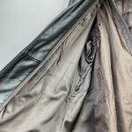 wilson's leather  2000s Black Belted Thinsulate Short Trench Coat Jacket womens L Photo 7