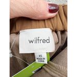 Aritzia Wilfred Bossier High Waisted Vegan Faux Suede Shorts Tan Women's Size XS Photo 3