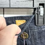 Anthropologie Pilcro and the Letterpress Skirt Women Size 27 Washed Denim Midi Photo 2