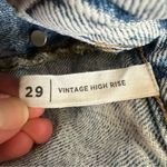 PacSun  Vintage High Rise Distressed Button Fly Shorts Size 29 Light Was… Photo 9