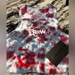 NWT Raw Gear cropped tie dye shirt. Size S. Anthro brand. Awesome. Cute. Need. Blue Photo 2