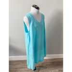 J.Jill Love Linen Bright Blue Dress Photo 2