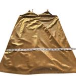 BURU Small Gold Metallic Shimmer Slip Holiday Dress Photo 12