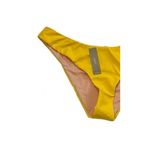 J.Crew NWT Curved Waist Cheeky High Leg Cut Bikini Swim Bottom L Yellow #3201 Photo 1