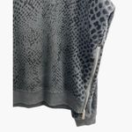 Rails Revolve  Marlo Black Fleck Leopard Pullover Cotton Side Zip LS Sweatshirt S Photo 6