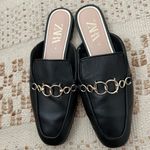 ZARA Black Buckle Mules NEW Photo 0