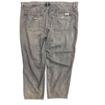 Jessica Simpson  Harmony High Rise Straight‎ Distressed Glitter Blue Jeans 22W Photo 1
