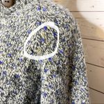 Vintage Segue Gray & Blue Fair Isle Wool Sweater Size Medium Photo 10