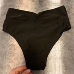 Black High Rise Bikini Bottoms Photo 1