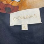 CAROLINA‎ K Women's Black Floral Print Notched Lapel Oversized Blazer Size Small Photo 6