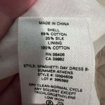 Theory  Women's Athens A Line Asymmetrical Elegant Striped Black and Ivory Dress- Photo 5