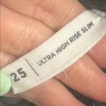 PacSun Black Ultra High Rise Slim Style Denim Button Up Jeans Size 25 Photo 3