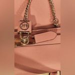 Michael Kors NWT🌞 HAMILTON LEGACY ROYAL PINK LEATHER BELTED LARGE SATCHEL BAG🌺 Photo 3