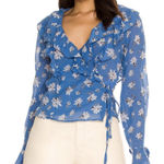 Free People Ruffle Long Sleeve Top Photo 0