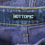 Hot Topic Purple Acid Wash Denim Mini Skirt Photo 8