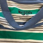 Retro Striped Short Sleeve T Shirt Multi Size XL Photo 2