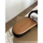 Gentle Souls  by Kenneth Cole Women's Hudson Flat Sandal, Black Raffia, 9 Photo 5