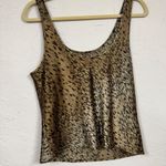 Victoria's Secret Victoria Secret Brown Animal Print Camisole Tank Top Women’s M Glam Satin Blouse Photo 8