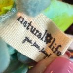 Natural Life Scarf Lightweight Green Blue Tie Dye Pom Pom Trim Boho Chic Photo 6