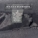 Grace Elements ‎ Womens Nancy Lined Pencil Skirt Buttons Black Size 8 NWT Photo 3