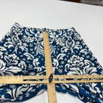 Rachel Zoe Pants Womens Small Blue White Damask Print Wide Leg Photo 5