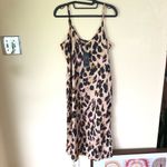 Boohoo 🔴 SATIN LEOPARD PRINT Lingerie style DRESS by  size 4 NEW Photo 4