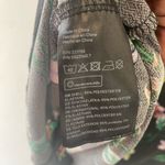 H&M black multicolored floral sleeveless blouse shirt with cut out Photo 6