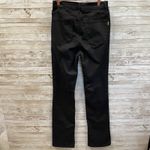 Vibram Vibrant Miu Womens 11/29 Jeans Black Stretch Front Slit Tencel 5-Pocket NWT Photo 5