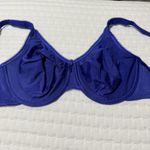 Wacoal 34DD Blue Basic Beauty Full Figure Underwire Bra Unlined 855192 Photo 8