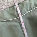 Jason Wu  Green Wide Leg Pull-on Track Pants Side Stripe Split Hem Size S Photo 5