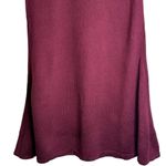 By & By Long Sleeve Knit Ribbed Mini Sweater Dress Burgundy NWT Medium #1117G3J Red Photo 2