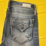 Miss Me NEW Sz 26/2 JEANS WOMEN SKINNY MID RISE FLAP BUTT POCKETS MEDIUM DARK Photo 4