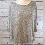 C&C California C & C CALIFORNIA Ruffled Poncho Gray-OS Photo 0