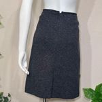 Tahari Black Gray Tweed Pencil Skirt Photo 6