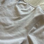 TJ Maxx White Long sleeve compression ribbed top Photo 2