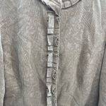 Chico's  Beige Ruffle Blazer Photo 1