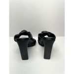 Abound  Rainey Knotted Heeled Sandal in‎ Black Size 5.5 Square Open Toe Heels Photo 5