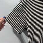 Carolyn Taylor Black and White Striped Top Photo 4