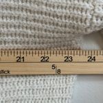 Anthropologie  Pilcro Cowl Neck Knit Sweater Ivory Size Medium Oversized Jumper Photo 9