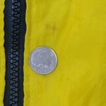 Vintage 80s Black White & Yellow Colorblock Puffer Coat Size L Photo 6
