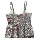 Rachel Zoe ‎ Linen Patchwork Floral Paisley Midi Dress Pockets Multicolor Size 10 Photo 4